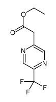 5-(三氟甲基)-2-吡嗪乙酸乙酯结构式