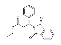 (R)-ethyl 3-(1,3-dioxoisoindolin-2-yl)-3-phenylpropanoate Structure