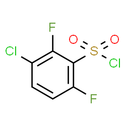3-Chloro-2,6-difluorobenzenesulfonylchloride Structure