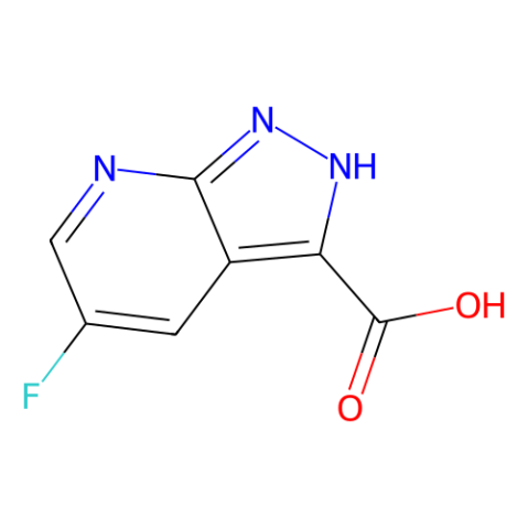 5-fluoro-1H-pyrazolo[3,4-b]pyridine-3-carboxylicacid Structure