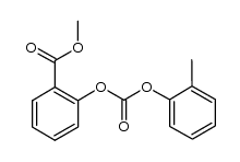 methyl 2-{[(2-methylphenoxy)carbonyl]oxy}benzoate Structure