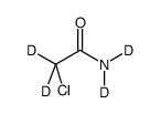 氯乙酰胺-d4结构式