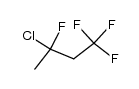 3-chloro-1,1,1,3-tetrafluorobutane Structure
