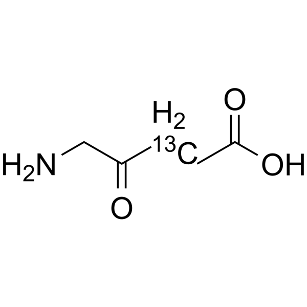 5-Aminolevulinic acid-13C结构式