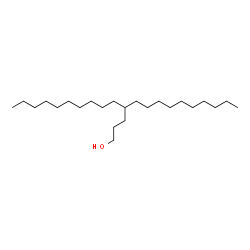 4-癸基-1-十四烷醇结构式