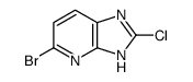 5-BROMO-2-CHLORO-3H-IMIDAZO[4,5-B]PYRIDINE Structure