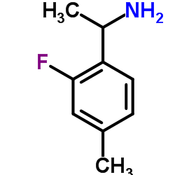 1-(2-Fluoro-4-methylphenyl)ethanamine Structure