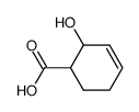 2-hydroxy-3-cyclohexenyl-1-carboxylic acid Structure