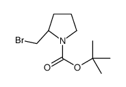 (S)-2-(溴甲基)吡咯烷-1-羧酸叔丁酯结构式