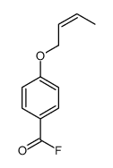 Benzoyl fluoride, 4-(2-butenyloxy)- (9CI) Structure