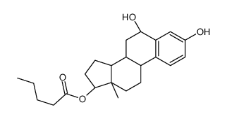 6α-羟基-17β-雌二醇17-戊酸酯结构式