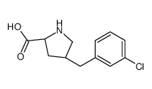 (2S,4s)-4-(3-氯苄基)吡咯烷-2-羧酸盐酸盐图片