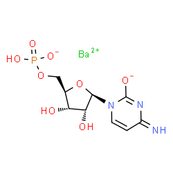 5'-Cytidylic acid barium salt Structure