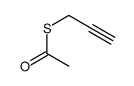 S-prop-2-ynyl ethanethioate结构式