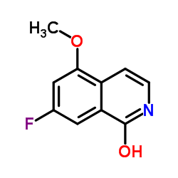 7-Fluoro-5-methoxy-1(2H)-isoquinolinone结构式