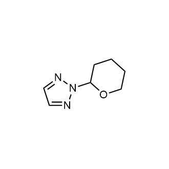 2-(四氢-2H-吡喃-2-基)-2H-1,2,3-三唑结构式