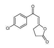 5-[2-(4-chlorophenyl)-2-oxoethylidene]oxolan-2-one结构式