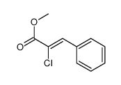 methyl 2-chloro-3-phenylprop-2-enoate结构式