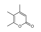 4,5,6-trimethylpyran-2-one结构式