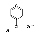 bromozinc(1+),chlorobenzene Structure