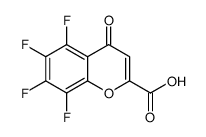 5,6,7,8-tetrafluoro-4-oxochromene-2-carboxylic acid结构式