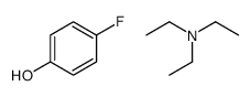 N,N-diethylethanamine,4-fluorophenol Structure