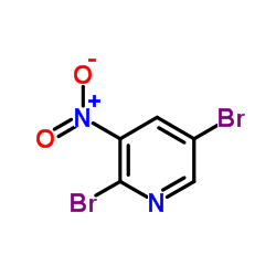 2,5-Dibromo-3-nitropyridine Structure