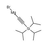 ((triisopropylsilyl)ethynyl)magnesium bromide Structure