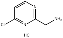 (4-氯嘧啶-2-基)甲胺盐酸盐结构式