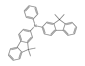 N,N-双(9,9-二甲基-9H-芴-2-基)苯胺结构式