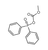 (methyl carbonic) diphenylphosphinic anhydride Structure
