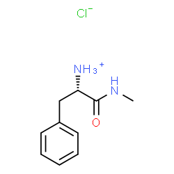 (S)-2-氨基-N-甲基-3-苯基丙酰胺盐酸盐结构式