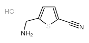 5-氨基甲基-2-噻吩甲腈盐酸盐结构式