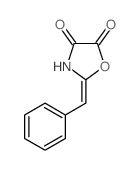 4,5-Oxazolidinedione,2-(phenylmethylene)-结构式