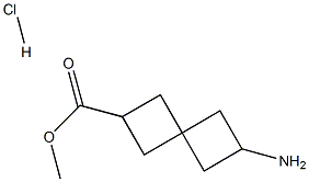 6-氨基螺[3.3]庚烷-2-羧酸甲酯盐酸盐结构式