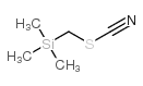 (trimethylsilyl)methyl thiocyanate structure