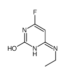 2(1H)-Pyrimidinone,4-(ethylamino)-6-fluoro-(9CI) Structure