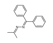 benzhydrylidene-isopropylidene-hydrazine Structure