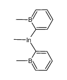methylbis(1-methylboratabenzene)indium Structure