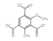 Benzene,2-methoxy-4-methyl-1,3,5-trinitro-结构式