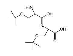 (2S)-2-[[(2S)-2-amino-3-[(2-methylpropan-2-yl)oxy]propanoyl]amino]-3-[(2-methylpropan-2-yl)oxy]propanoic acid结构式
