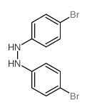 1,2-bis(4-bromophenyl)hydrazine结构式