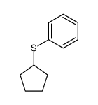 cyclopentyl phenyl sulfide结构式