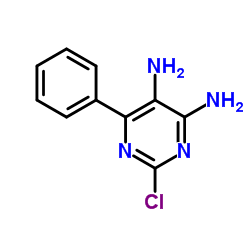 2-Chloro-6-phenyl-4,5-pyrimidinediamine Structure