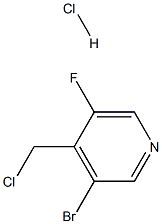 3-溴-4-(氯甲基)-5-氟吡啶盐酸盐结构式