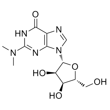 N2,N2-二甲基鸟苷结构式