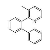 3-methyl-2-(2-phenylphenyl)pyridine结构式