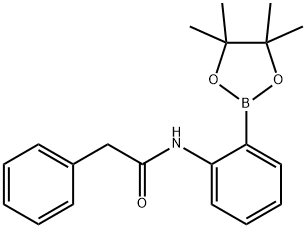2-phenyl-N-[2-(4,4,5,5-tetramethyl-1,3,2-dioxaborolan-2-yl)phenyl]acetamide Structure