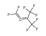 perfluoro-(3-methylbuta-1,2-diene)结构式