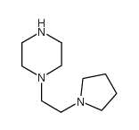 1-(2-吡啶烷基乙基)哌嗪结构式